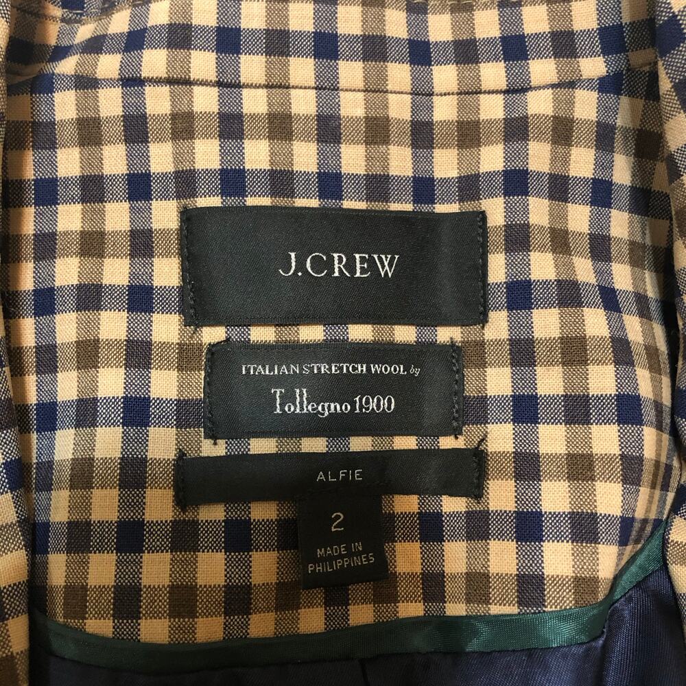 J. Crew Alfie Italian Wool Plaid Blazer - Picture 7 of 11
